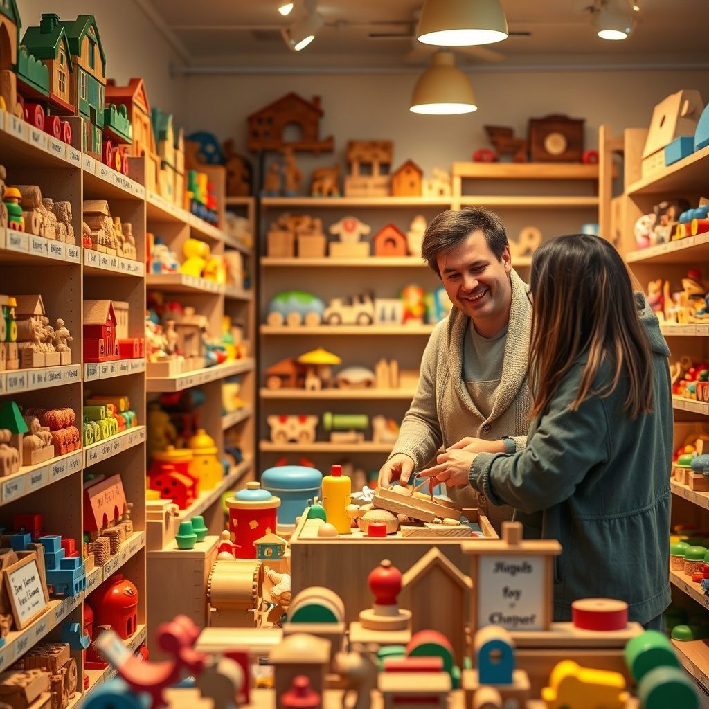 Wooden toys collection