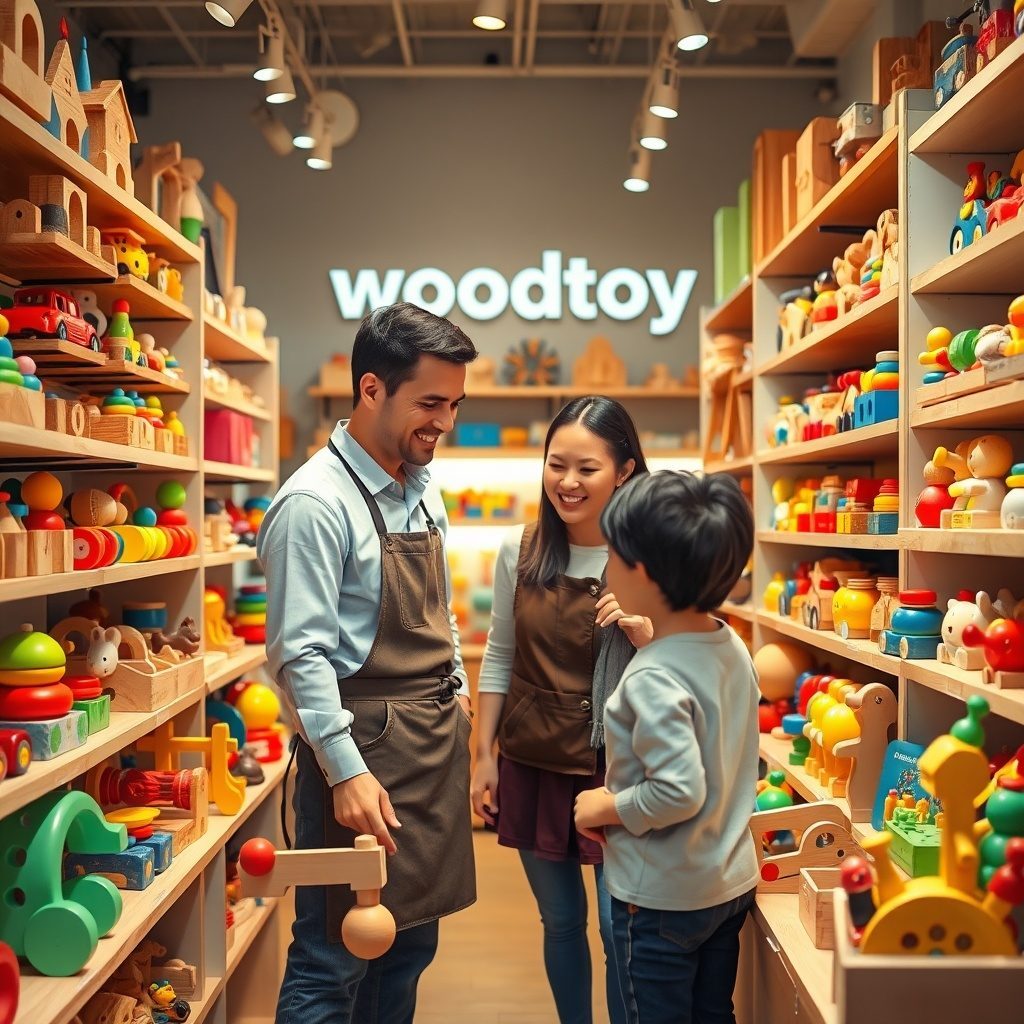Personalized gift wrapping for wooden toys